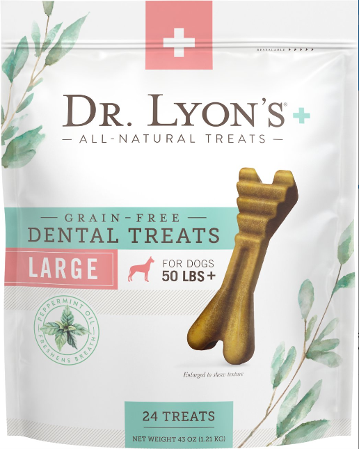 Dr Lyons Dental Dog Treats at Chewy